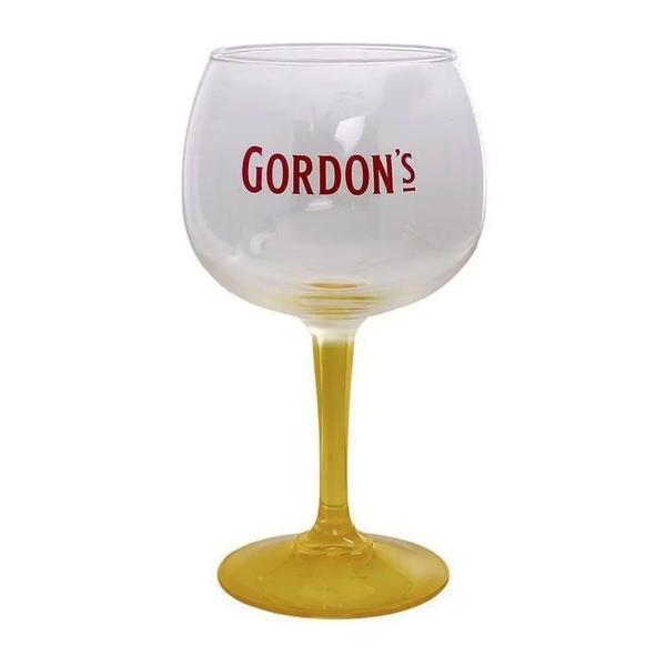 Imagem de Kit 4 Taças para Gin Gordon's 600ml Original Amarelo Rosa