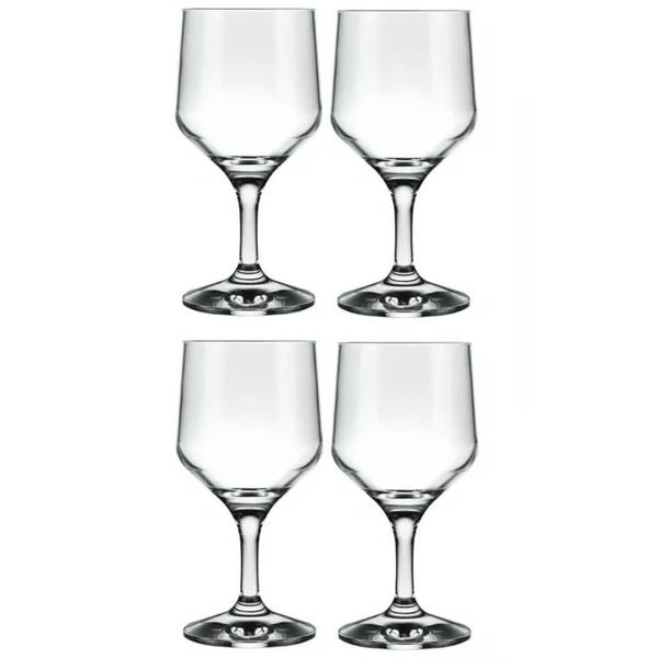 Imagem de Kit 4 Taças Vinho Água Sm Buffet Vidro Luxo 260ml