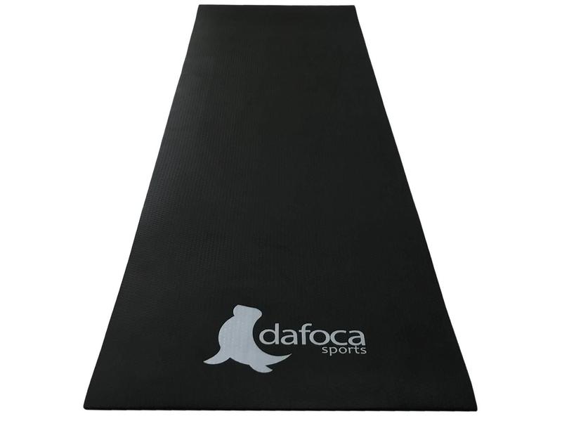 Imagem de Kit 4 Tapetes Yoga Mat e Exercícios 50x180cm 5mm DF1031 Preto Dafoca Sports