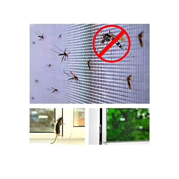 Imagem de Kit 4 Telas Mosqueteiro Proteção Janela Anti Inseto Mosquito