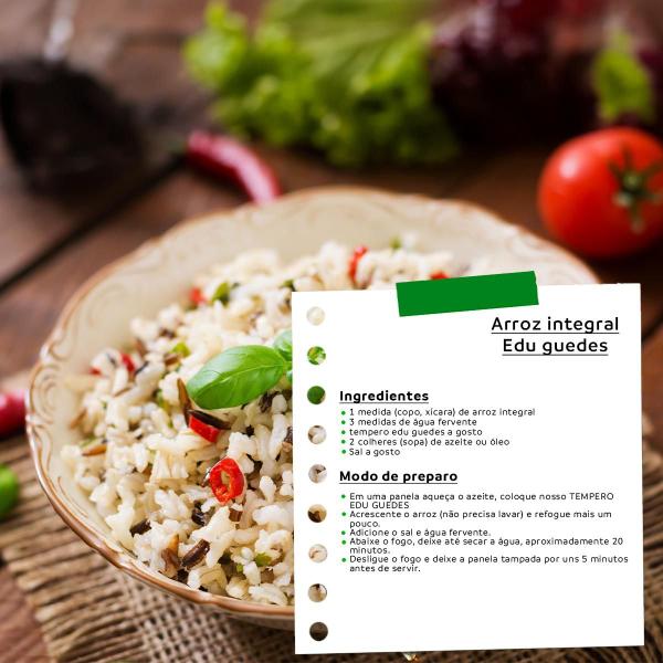 Kit 4 Tempero Edu Guedes Ingredientes Selecionados Premium Pote com Dosador 60g - Natural do Povo Imagem de Kit 4 Tempero Edu Guedes Ingredientes Selecionados Premium Pote com Dosador 60g