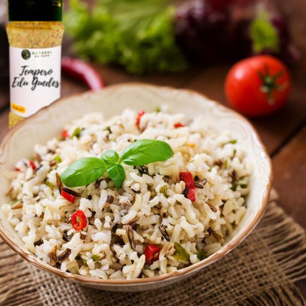 Kit 4 Tempero Edu Guedes Ingredientes Selecionados Premium Pote com Dosador 60g - Natural do Povo Imagem de Kit 4 Tempero Edu Guedes Ingredientes Selecionados Premium Pote com Dosador 60g