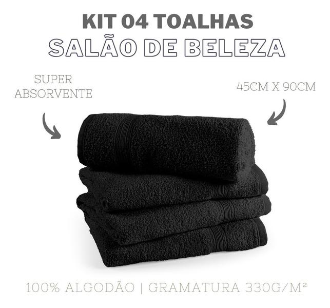 Imagem de Kit 4 Toalhas Para Salão De Beleza - Ideal Para Cabelereiros