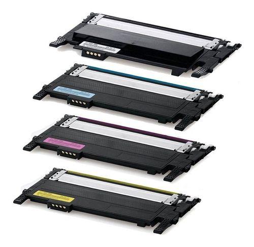 Imagem de Kit 4 Toner Compatível 406 C410w Sl C460w, Clp-365 -cymk