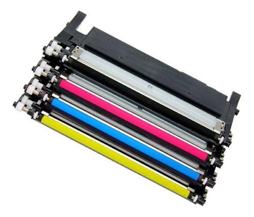 Imagem de Kit 4 Toner Compatível 406 C410w Sl C460w, Clp-365 -cymk