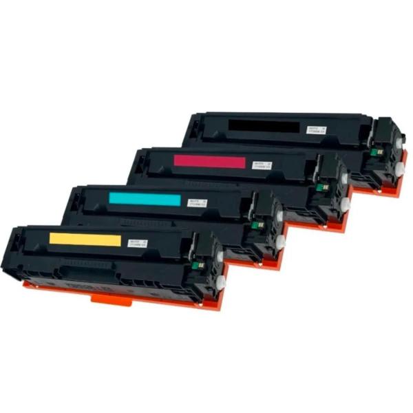 Imagem de Kit 4 Toner Compatível Color CF414X COM CHIP W2020 W2021 W2022 W2023 M454 M479 COM CHIP