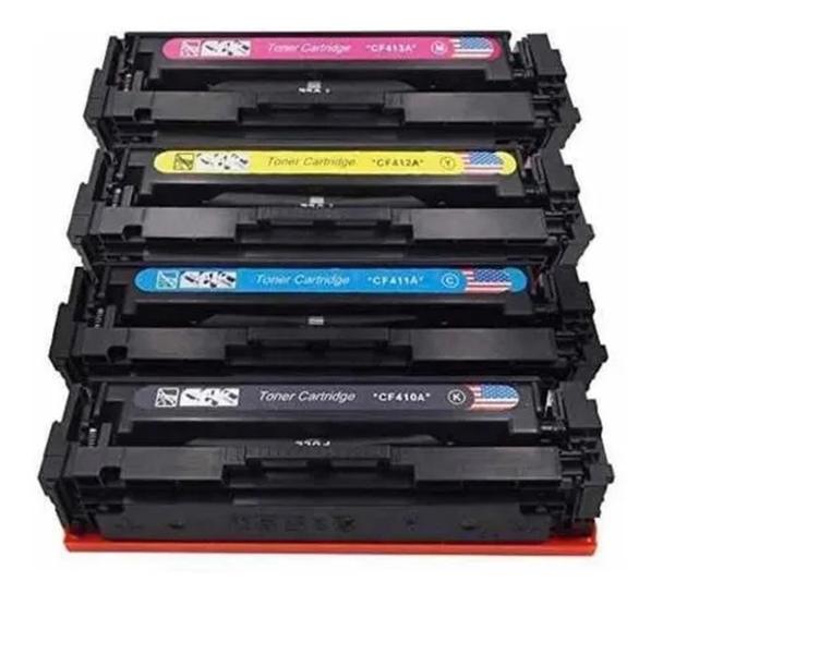 Imagem de Kit 4 Toner Compatível Com M452 M477 K C M Y 410a