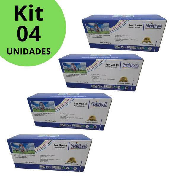 Kit 4 Toner Compatível HP 105a c/ Chip HP 107a Mfp 135a 137 - PRINTECH Imagem de Kit 4 Toner Compatível HP 105a c/ Chip HP 107a Mfp 135a 137