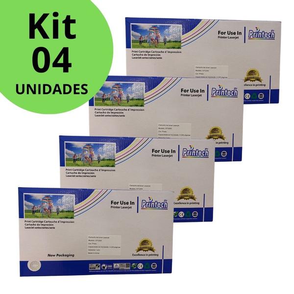 Kit 4 Toner Compatível HP 26X MAIOR CF226X M402 M426 - PRINTECH Imagem de Kit 4 Toner Compatível HP 26X MAIOR CF226X M402 M426