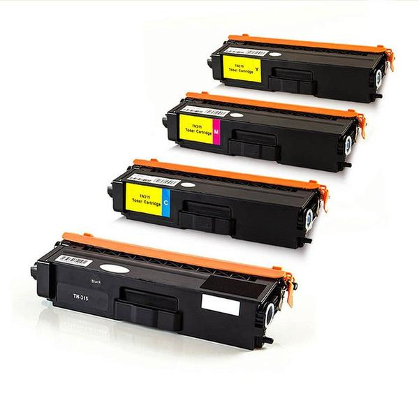 Imagem de Kit 4 Toner Compatível Tankfull Para Brother TN315 TN310 CMYK - MFC 9460CDN HL 4150CDN MFC 9560CDW