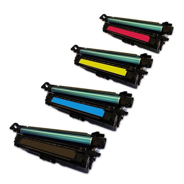 Imagem de Kit 4 Toner Compatível Tankfull Para HP 507A CMYK - Compatível para HP M551 M551DN M570 M252