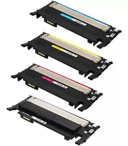 Imagem de Kit 4 Toner Para Impressoras Clp 365 365w 3305 3305w K406s