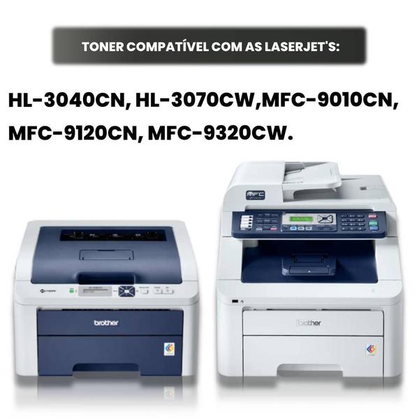 Imagem de Kit 4 toner TN210 compatível para Brother HL8370CN