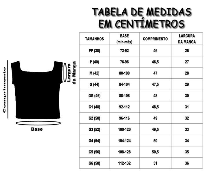 Imagem de Kit 4 Tops Ciganinha Ombro a Ombro Elástico Barra Lisos Cores Sortidas Viscolycra Pp ao Plus Size