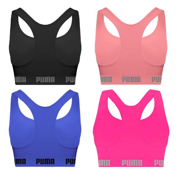 Imagem de Kit 4 Tops Puma Nadador Sem Costura Feminino