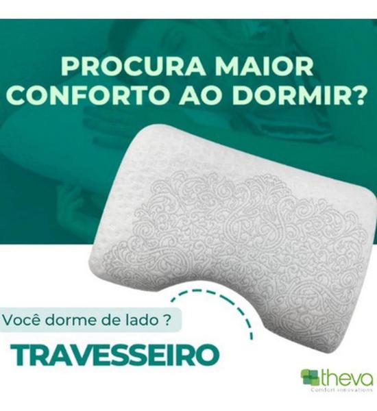 Imagem de Kit 4 Travesseiro Viscoelástico Shoulder Theva