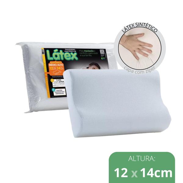 Kit 4 Travesseiros Cervical Látex - MarcByan Imagem de Kit 4 Travesseiros Cervical Látex