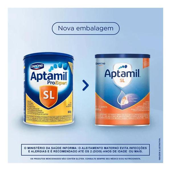 Imagem de Kit 4 Un. Aptamil Proexpert Sem Lactose - 800g 0 A 36 Meses