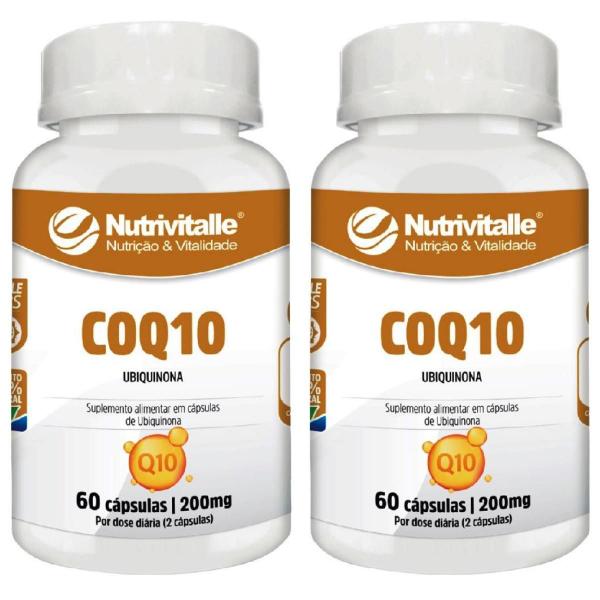 Imagem de Kit 4 Un - Coenzima Q10 Ubiquinona 200Mg 60 Cps Nutrivitalle