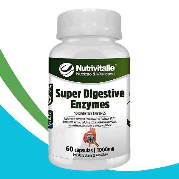 Imagem de Kit 4 Un - Super Digestive Enzymes 1000mg 60 Caps Nutrivitalle