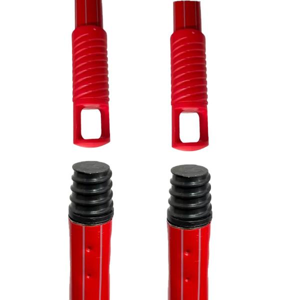 Kit 4 Unidades Cabo de Vassoura Rodo 120cm Condor Metálico Plastificado Com Encaixe de Rosca E Alça Para Pendurar Imagem de Kit 4 Unidades Cabo de Vassoura Rodo 120cm Condor Metálico Plastificado Com Encaixe de Rosca E Alça Para Pendurar