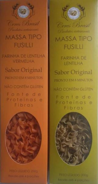 Imagem de Kit 4 Unidades De Fusilli De Farinha De Lentilha Sem Glúten