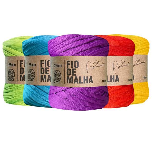 Imagem de Kit 4 Unidades Fio De Malha Croche Premium