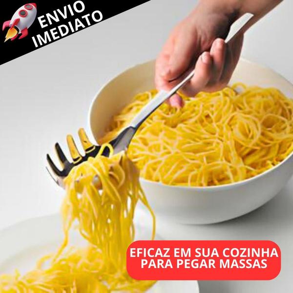 Imagem de Kit 4 Utensílio de Cozinha Inox Premium Escumadeira Concha Colher de Arroz e Pegador de Massas