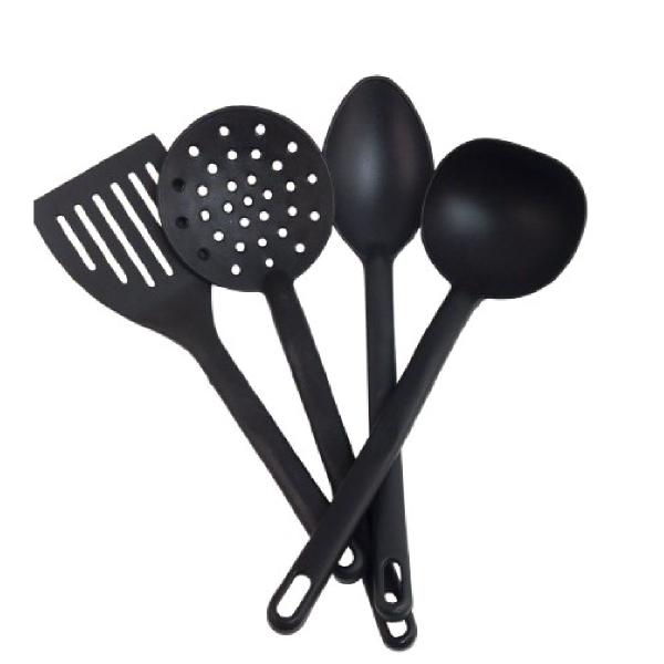 Imagem de Kit 4  Utensílios Culinários  Itens Antiaderentes clássico