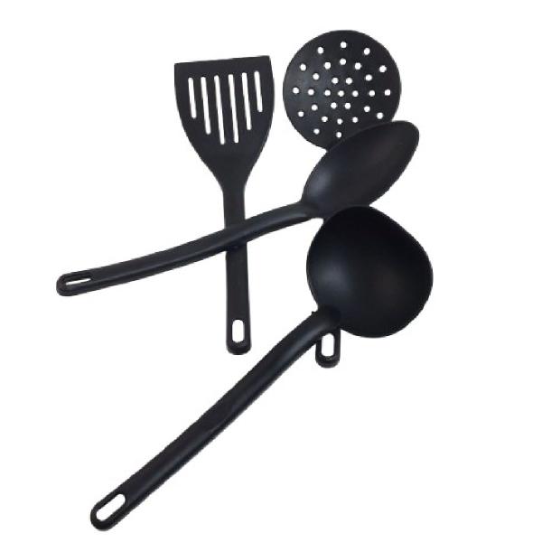 Imagem de Kit 4  Utensílios Culinários  Itens Antiaderentes clássico