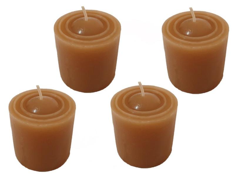 Imagem de Kit 4 Velas Perfumadas Com Aroma De Canela - Cor Marrom