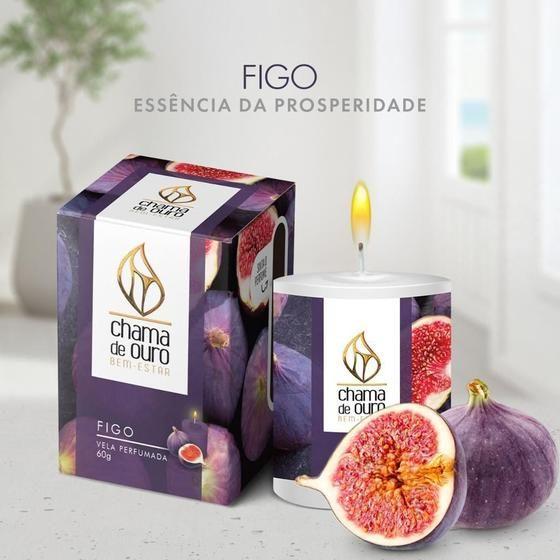 Imagem de Kit 4 Velas Perfumadas para Presente Chama de Ouro Alegria