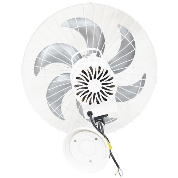 Imagem de Kit 4 Ventiladores Parede 50cm 200W Industrial Turbo Turbão 6 Pás Bivolt 110V 220V Branco Vitalex