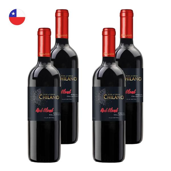 Imagem de Kit 4 Vinhos Chilano Red Blend Tinto Chile 750ml