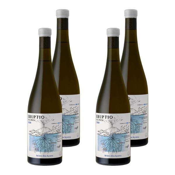 Imagem de Kit 4 Vinhos Eruptio Arinto dos Açores Branco Portugal 750ml