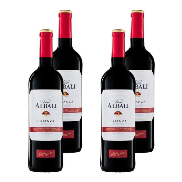 Imagem de Kit 4 Vinhos Viña Albali Crianza Tinto Espanha 750ml