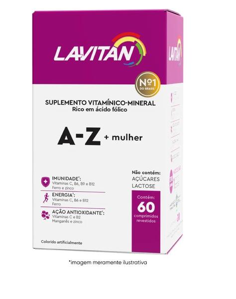 Imagem de Kit 4 Vitamina Lavitan A-Z Mulher 60 Cpr - Cimed