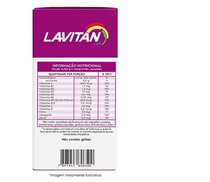 Imagem de Kit 4 Vitamina Lavitan A-Z Mulher 60 Cpr - Cimed