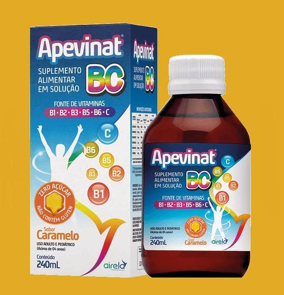 Imagem de kit 4 Vitaminas Apevinat BC 240ml Solução Oral - Airela