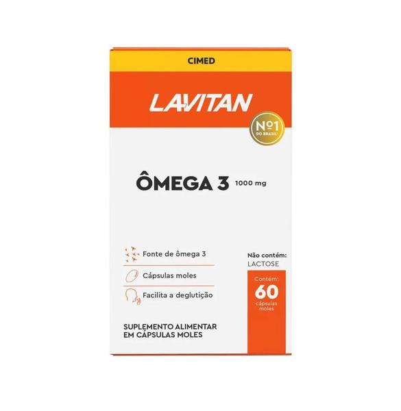 Imagem de Kit 4 Vitaminas Lavitan Ômega 3 1000mg 60 Cápsulas - Cimed