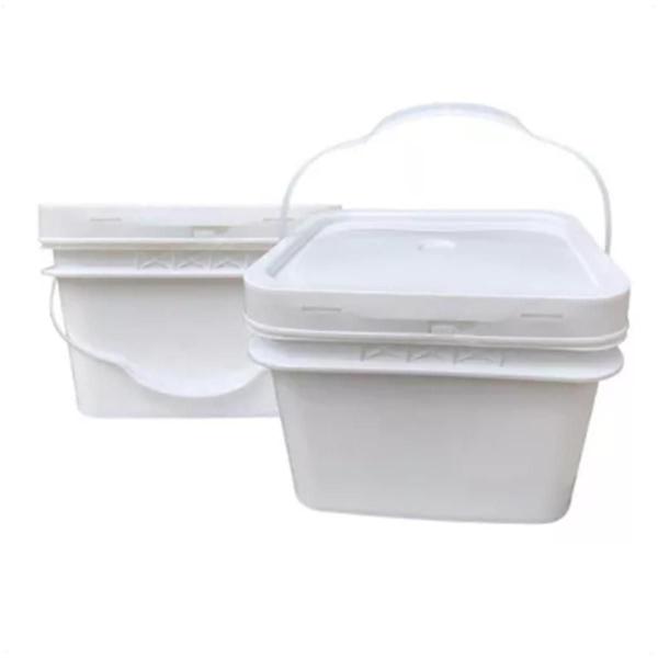 Kit 40 Baldes Retangular 12 Litros Com Alça E Tampa Branco - 123 Organizei Imagem de Kit 40 Baldes Retangular 12 Litros Com Alça E Tampa Branco