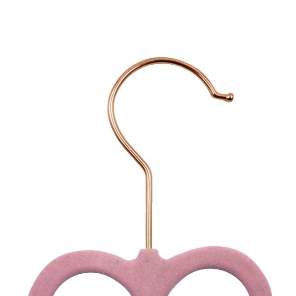 Kit 40 Cabides Veludo Rosa Gancho Rose Infantil 28cm Coração - ARBORETHO Imagem de Kit 40 Cabides Veludo Rosa Gancho Rose Infantil 28cm Coração