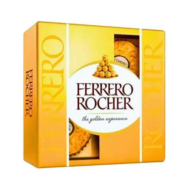 Imagem de Kit 40 Caixas Chocolate Ferrero Rocher T4 - 4 Bombons Cada