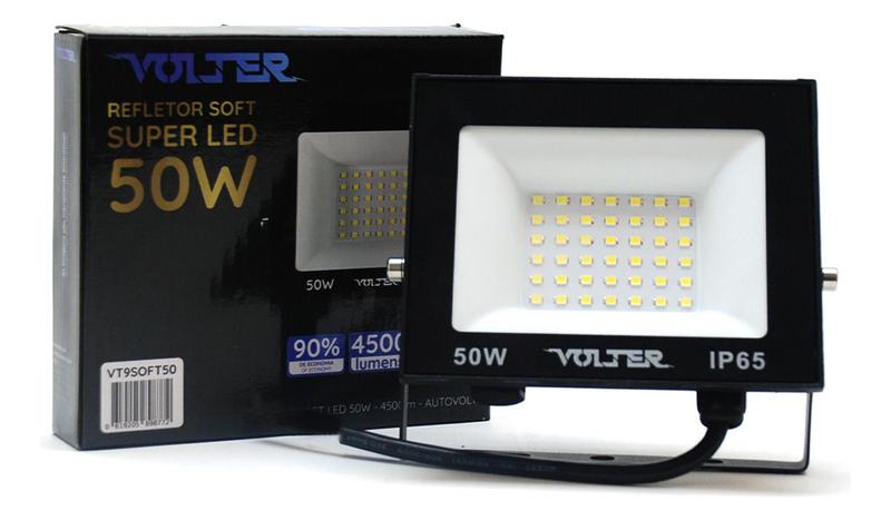 Imagem de Kit 40 Refletores Led 50w Volter Superled Ip65 Holofote 6500k