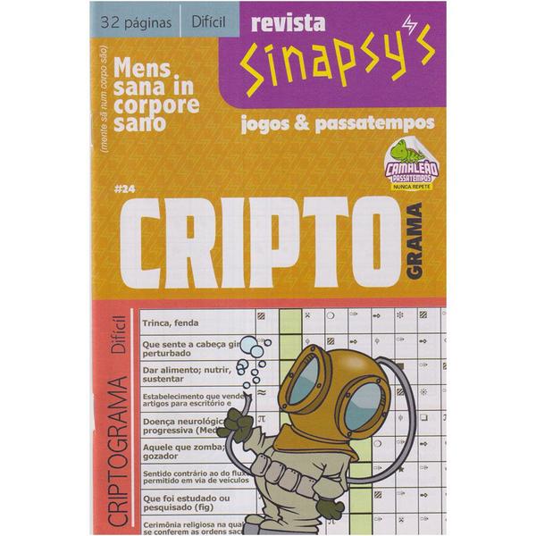 Imagem de Kit 40 Revistas Passatempos Cripto Critpton Criptograma 34 pag Memória Raciocínio Lógico