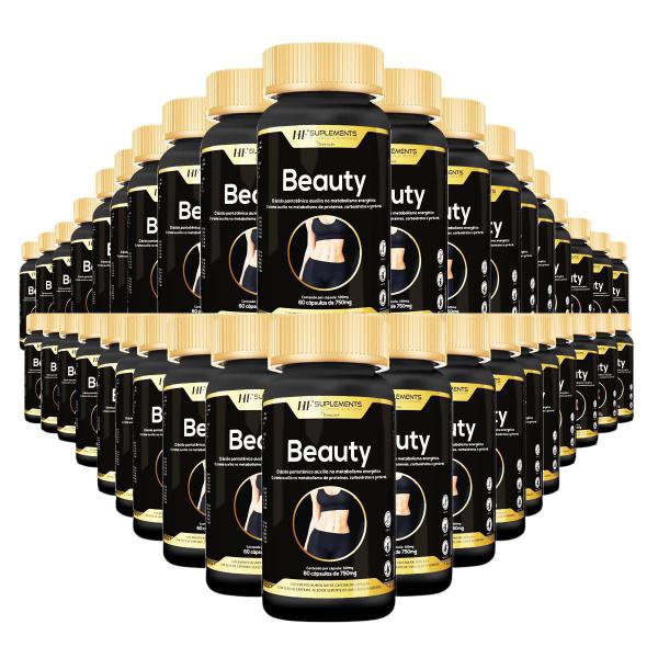 Imagem de Kit 40X Beauty Cartamo Uva E Girassol 750Mg 60Caps