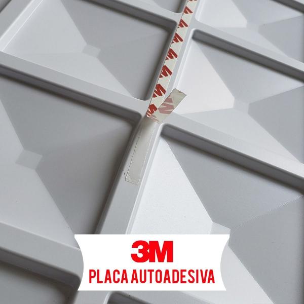 Imagem de Kit 42 Placas Autoadesiva Revestimento 3d Rendimento 10,5m