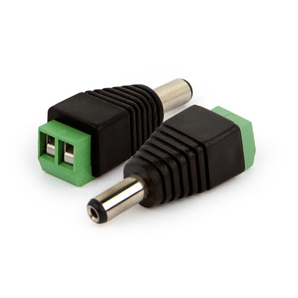 Imagem de Kit 45 Conector (30 Bnc Macho + 15 P4 Macho) Cftv Câmera