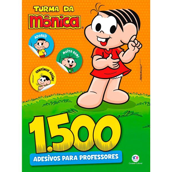 Imagem de Kit 4500 Adesivos para Professores - Incentive seus Alunos a aprender + Educação Infantil + Turma da Mônica