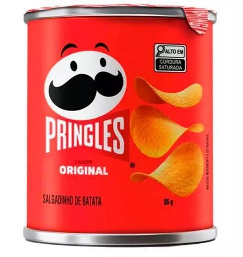 Kit 45un Mini Batata Pringles Salgadinho biscoito 35gr - Pepsico Imagem de Kit 45un Mini Batata Pringles Salgadinho biscoito 35gr